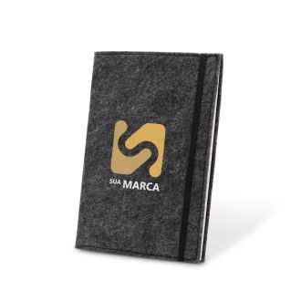 Caderno A5 Baldwin com Capa em Feltro 100% Reciclado