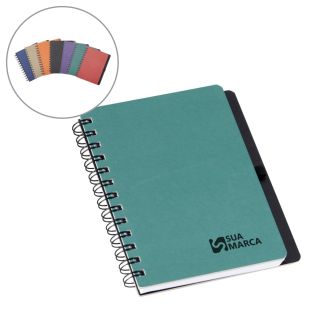 Caderneta em Kraft com Porta Caneta