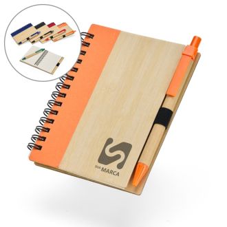 Caderno Ecológico com Caneta