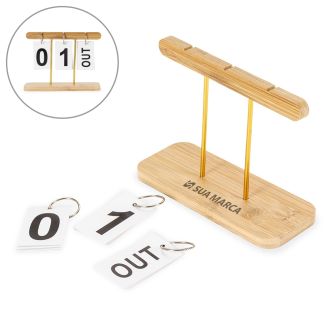 Calendário Permanente Bambu