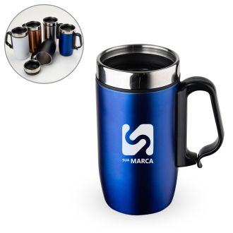 Caneca Inox Parede Dupla 275 ml ( térmica )
