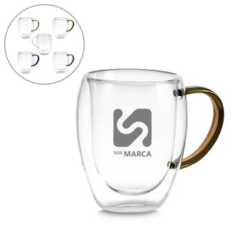 Caneca de Vidro Borossilicato