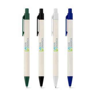 Caneta Esferográfica Produzida Através de Pacotes de Leite Reciclado Milink