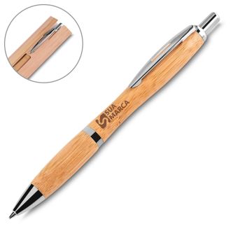 Caneta Ecológica de Bambu com Estojo