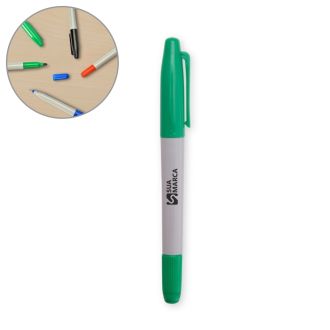 Caneta Marcadora Ponta Dupla