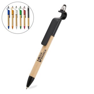 Caneta Ecológica Touch com Suporte