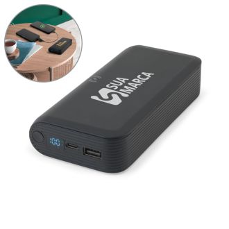 Bateria Portátil em ABS 100% Reciclado com Carregador por Indução Becker 20