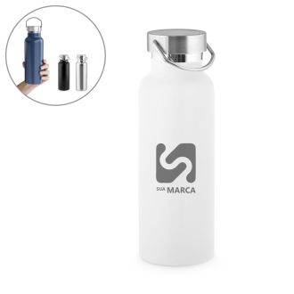 Garrafa térmica em aço inox