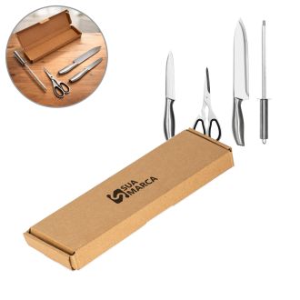 Kit Churrasco 4 Peças