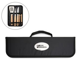 Kit Churrasco 4 Peças