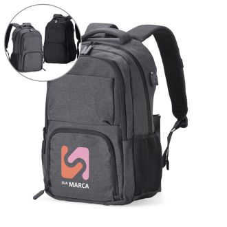 Mochila de Poliéster USB 30 Litros