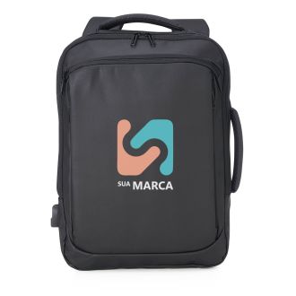 Mochila Couro Sintético USB 17 Litros