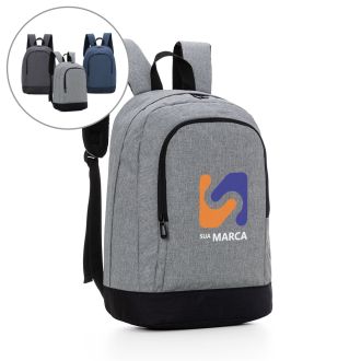 Mochila Poliéster com Compartimento para Notebook até 14 polegadas