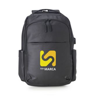 Mochila Couro Sintético USB 20 Litros