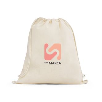 Sacola Tipo Mochila Belize 100% Algodão Orgânico