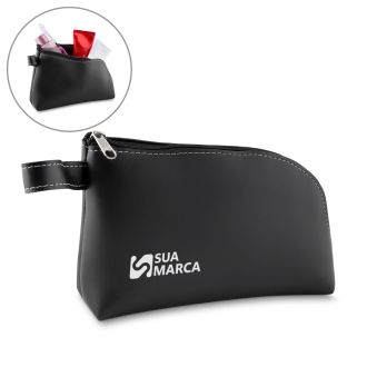 Necessaire em couro sintético