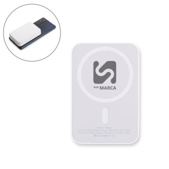 Power Bank 10.000mAh com Carregamento via Indução
