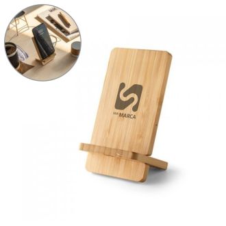 Carregador portátil em bambu