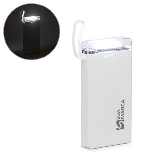 Power Bank 10.000mAh com Lanterna e Multissaídas