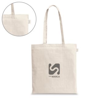 BEJA. Sacola em 100% algodão reciclado (180 g/m²)