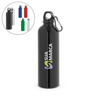 Squeeze Esportiva Karsten L em Aço Inox de Parede Simples 820ml