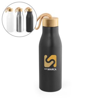 Squeeze Toomey em Aço Inox 90% Reciclado, de Parede Simples 570ml