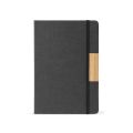 Conjunto caderno A5 com capa rígida e 1 caneta esferográfica em bambu
