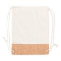 Mochila Saco de Lona e Cortiça