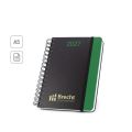 Agenda A5 em papel 100% reciclado e acabamento mate