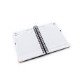 Agenda A5 em papel 100% reciclado e acabamento mate