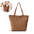 Bolsa Palha Trançada