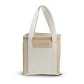 Bolsa Térmica em algodão e Juta sintética (21x19x15cm)