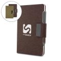 Caderno em PU e Fibra de Café ou Chá