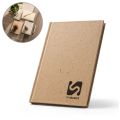 Caderno A5 em casca de coco