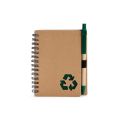 Caderno Ecológico com Caneta