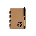 Caderno Ecológico com Caneta