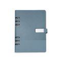 Caderno Fichário Couro Sintético