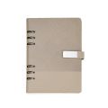 Caderno Fichário Couro Sintético