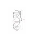 Garrafa Dobrável Silicone 600ml