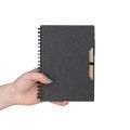 Caderno Capa em Papelão Reciclado com Caneta