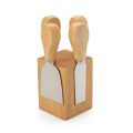 Kit Queijo 4 Peças Suporte Magnético