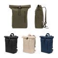 Mochila "Roll Top" em Algodão Reciclado e Poliéster Reciclado (380 g/m²) - SAINT