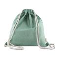 Sacola/Mochila em algodão mescla reciclado 140g/m²