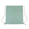 Sacola/Mochila em algodão mescla reciclado 140g/m²