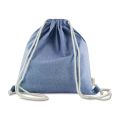 Sacola/Mochila em algodão mescla reciclado 140g/m²